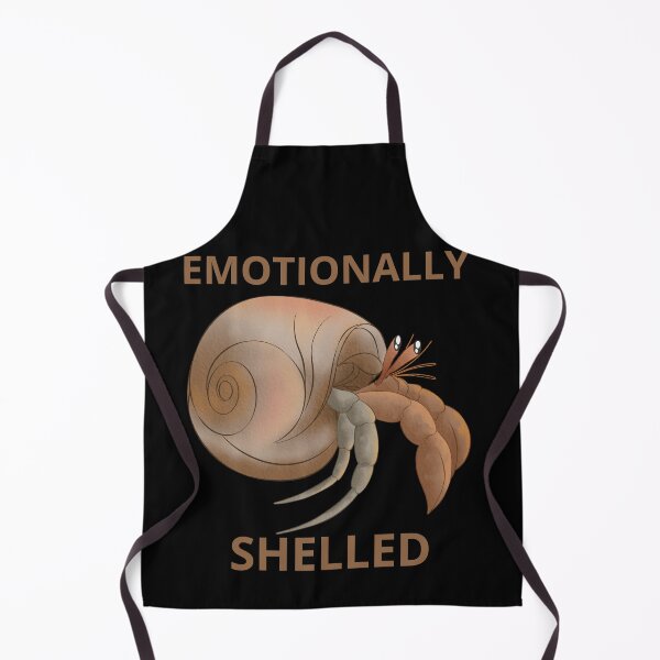 Item preview, Emotionally Shelled Funny Hermit Crab Tank Top designed and sold by NewaveBoutique.