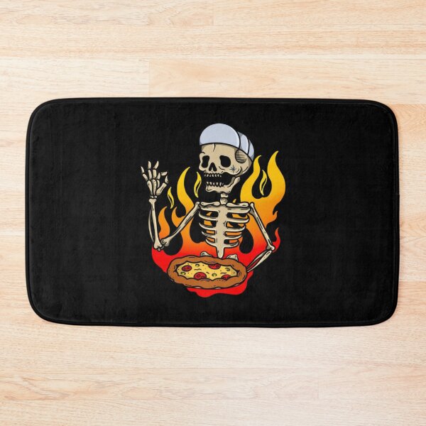 Item preview, Skeleton Pizza Chef Funny Spicy Hot Slice designed and sold by Oniyasha.