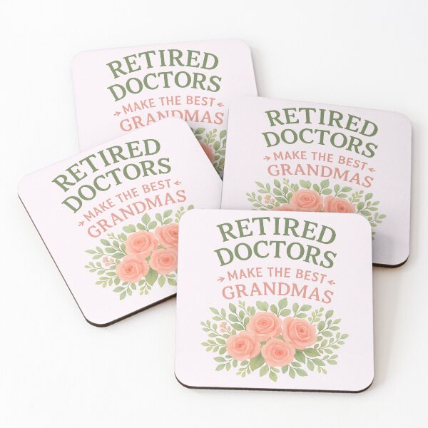 Item preview, Retired Doctors Make the Best Grandmas Pastel Flower designed and sold by Aesthetic-Avenue.