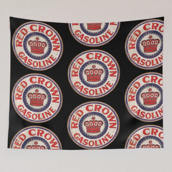 Item preview, Red Crown- Metal Sign image designed and sold by WhiteShirtGuy.