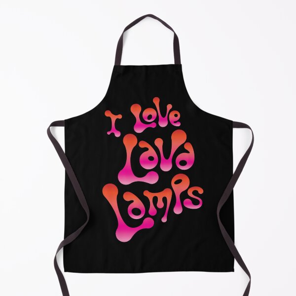 Item preview, "I Love Lava Lamps" Pink/Orange designed and sold by ThrillRags!.