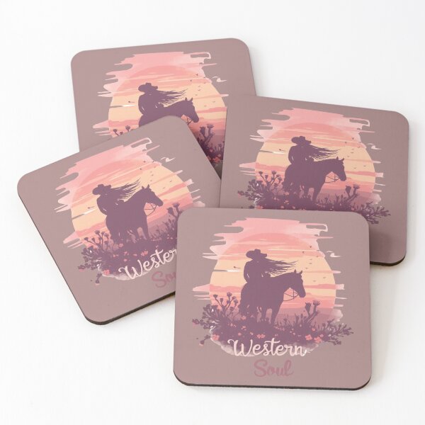 Item preview, The Abandons - Western Soul – Sunset Rider Silhouette designed and sold by ManhattanStyle.