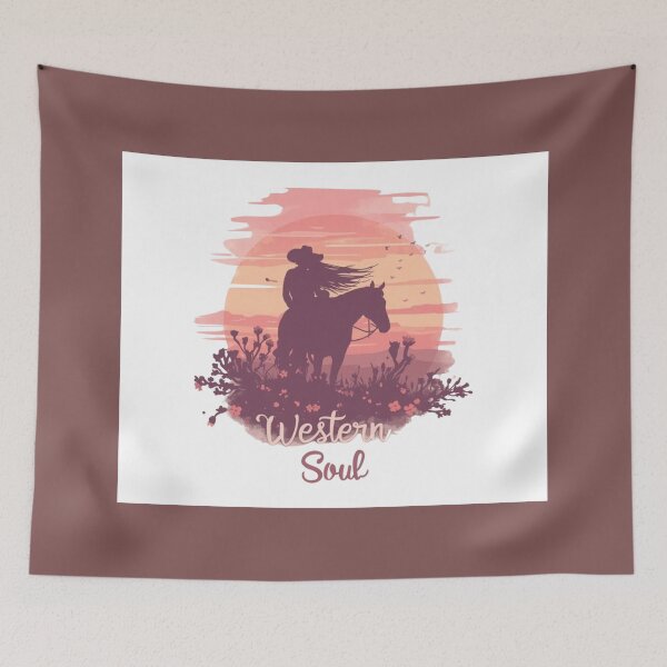 Item preview, The Abandons - Western Soul – Sunset Rider Silhouette designed and sold by ManhattanStyle.