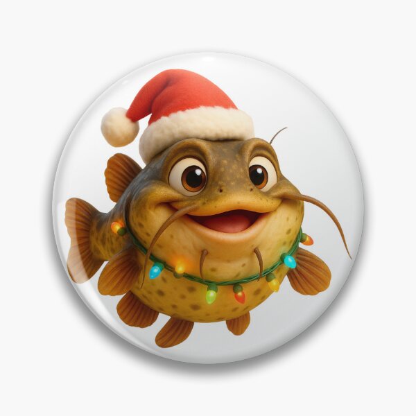 Item preview, Christmas Flathead Catfish designed and sold by Sillytoe.