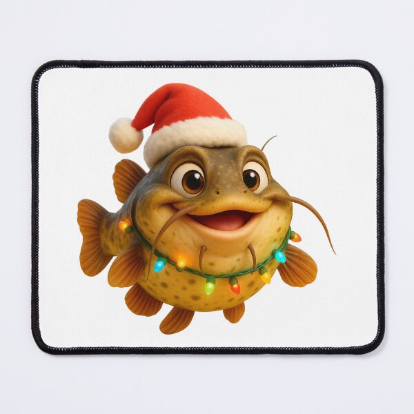 Item preview, Christmas Flathead Catfish designed and sold by Sillytoe.