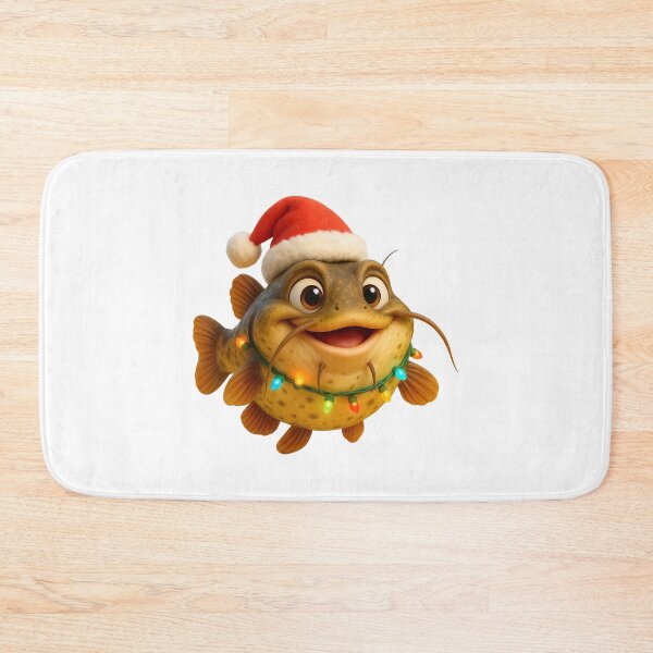 Item preview, Christmas Flathead Catfish designed and sold by Sillytoe.