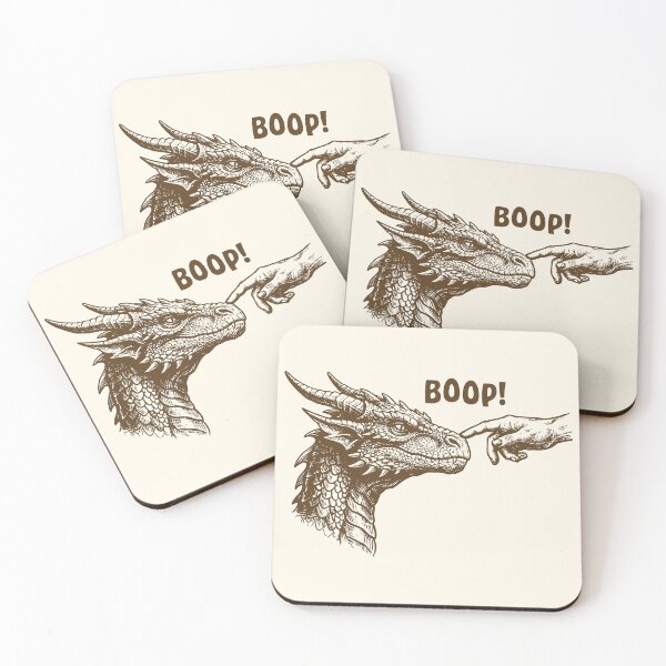 Item preview, Boop! Dragon Finger Touching Nose Funny Retro designed and sold by Y-Vibes.