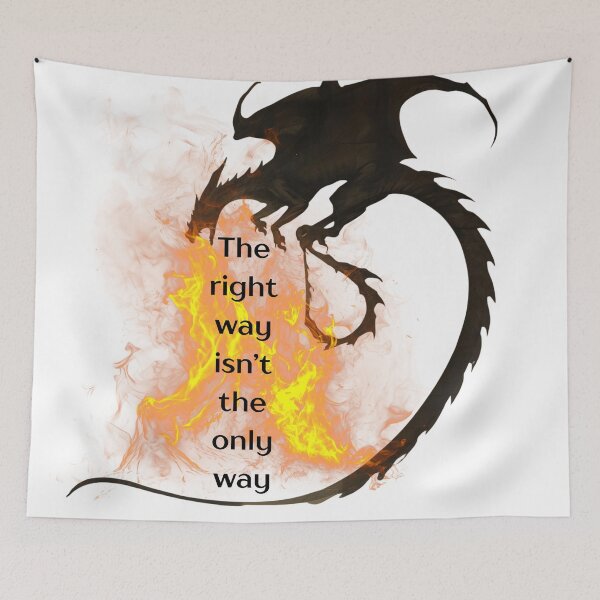 Item preview, Dragon Fire Sticker – “The Right Way Isn’t the Only Way designed and sold by Lolabellebear81.
