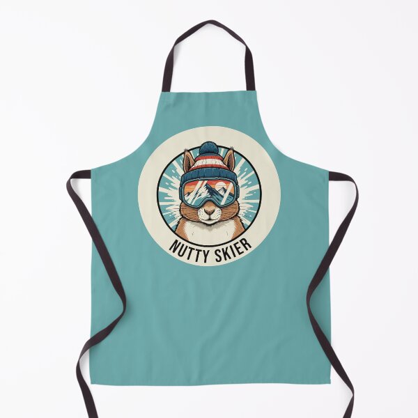 Item preview, Funny Squirrel Skier in Goggles — Nutty Skier designed and sold by maroon-raccoon.