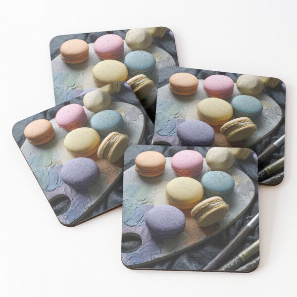Item preview, Colorful macaron display on palette designed and sold by anytka.