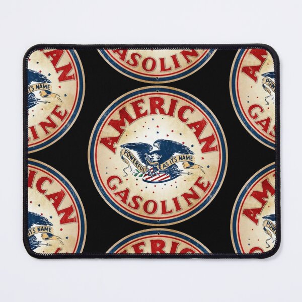 Item preview, AMERICAN GASOLINE - Metal Sign image designed and sold by WhiteShirtGuy.