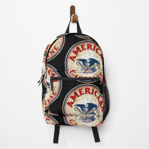 Item preview, AMERICAN GASOLINE - Metal Sign image designed and sold by WhiteShirtGuy.
