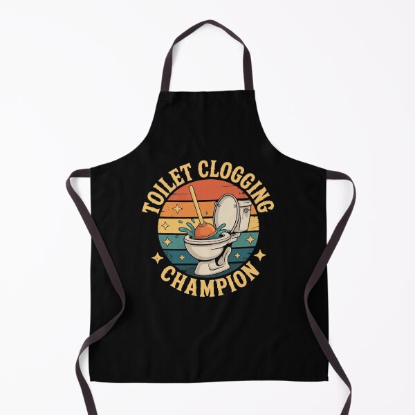 Item preview, Toilet Clogging Champion Funny Bathroom designed and sold by MooonTees.