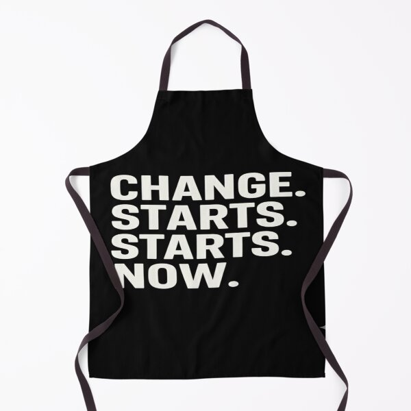 Item preview, Change Starts Now Motivation Typography Quote Tee designed and sold by Amazing-Shop5T.