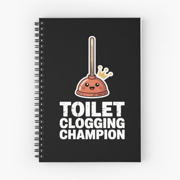 Item preview, Toilet Clogging Champion Funny Bathroom designed and sold by MooonTees.
