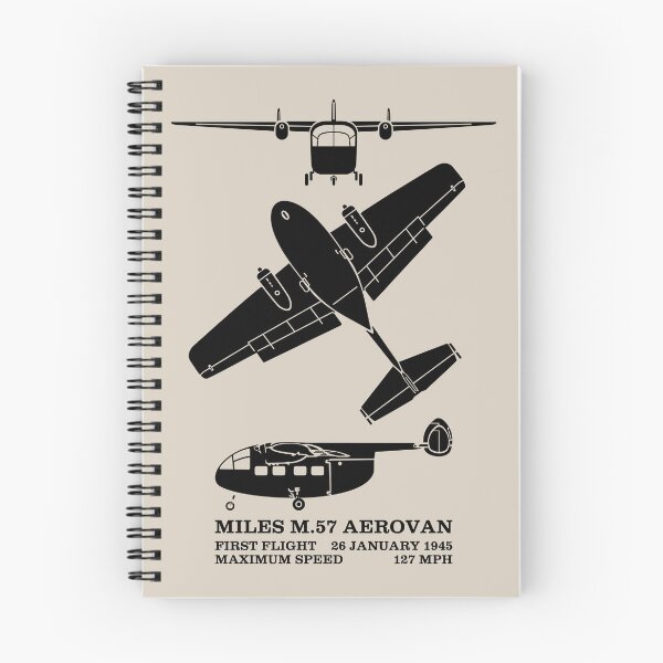 Item preview, Miles Aerovan British WW2 Plane Silhouettes Infographic designed and sold by MilitaryMart.