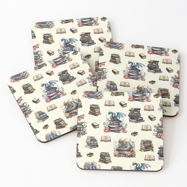 Item preview, Magical Dragons & Books on Light Yellow designed and sold by KSimpson838.