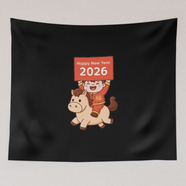Item preview, Happy Chinese New Year 2026: Year of the Fire Horse! designed and sold by zuzzelek44.