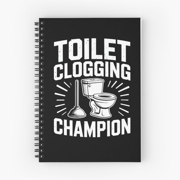 Item preview, Toilet Clogging Champion Funny Bathroom designed and sold by MooonTees.