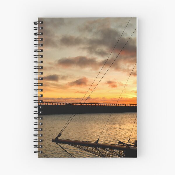 Item preview, Sunrise in Northumberland with Silhouetted Tall Ship designed and sold by Violaman.