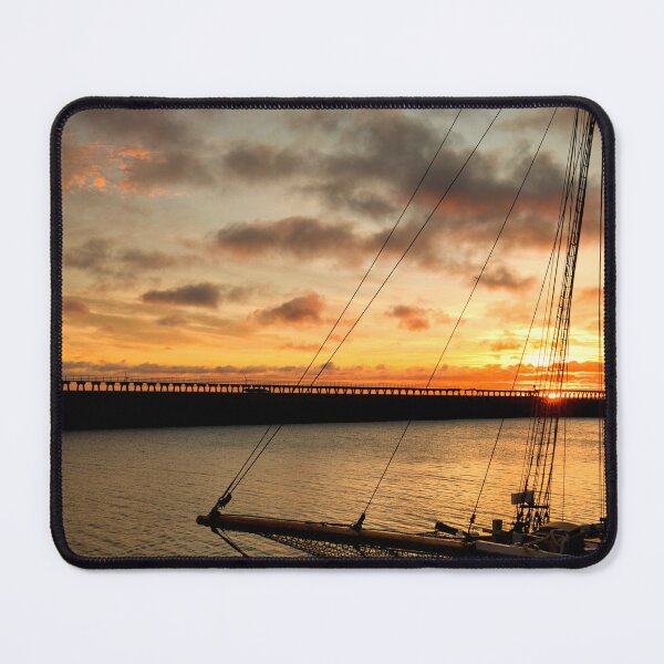 Item preview, Sunrise in Northumberland with Silhouetted Tall Ship designed and sold by Violaman.
