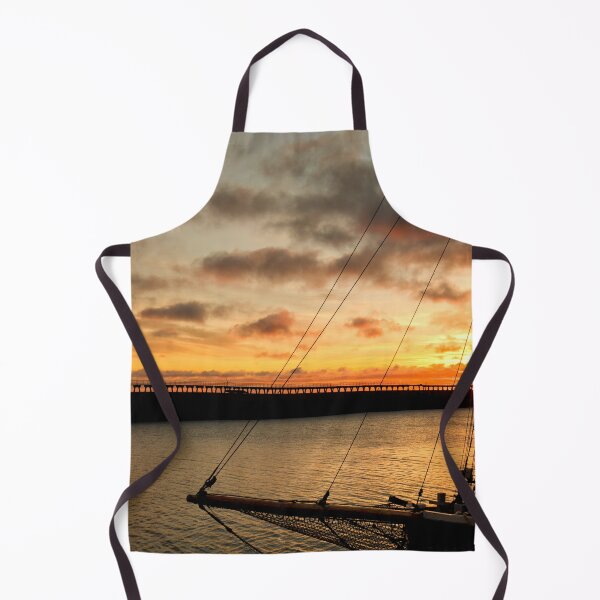 Item preview, Sunrise in Northumberland with Silhouetted Tall Ship designed and sold by Violaman.