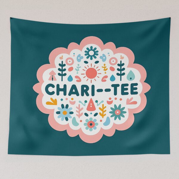 Item preview, CHARI-TEE – Scandinavian Folk Art Logo Design © heidiannemorris designed and sold by FOLK ART FUSION by heidiannemorris.
