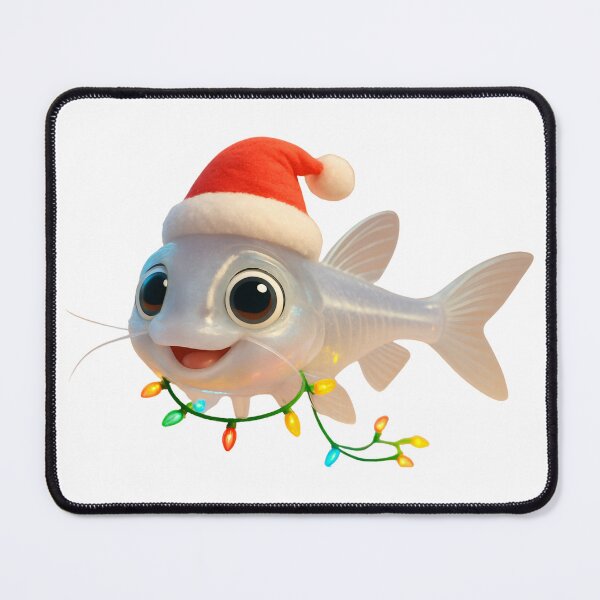 Item preview, Christmas Ghost Catfish designed and sold by Sillytoe.