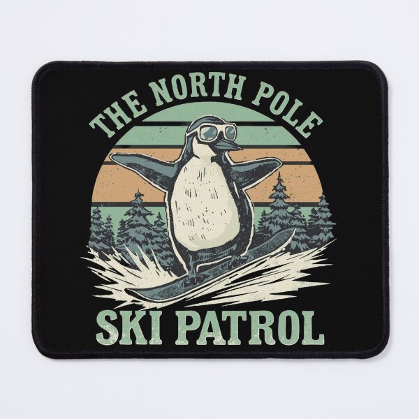 Item preview, The North Pole Ski Patrol | Vintage 1990s Band Tee Design designed and sold by MeluryPrints.