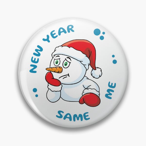 Item preview, New Year, Same Me – Snowman Mood designed and sold by maroon-raccoon.