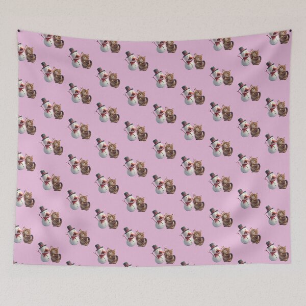 Item preview, Cat vs. Snowman – Christmas Chaos designed and sold by EchopawCo.