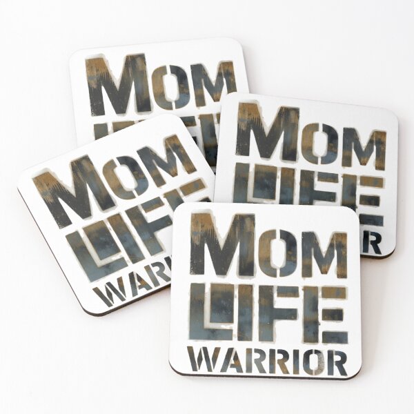 Item preview, Mom Life Warrior - Empowered Mama Strong Motherhood Quote designed and sold by harmandragon04.