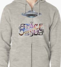 Raum Jesus im Raum Hoodie mit Reißverschluss