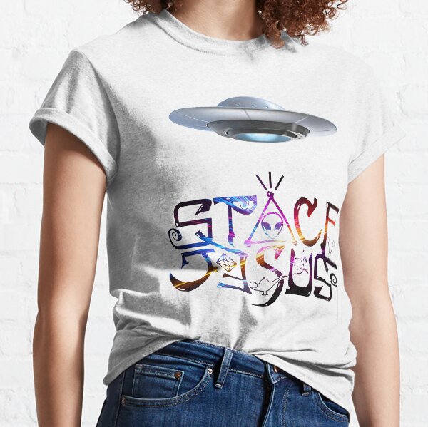 Space Jesus in Space Classic T-Shirt