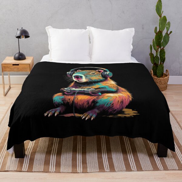 Item preview, Animal Gamer Aesthetic – Capybara Edition designed and sold by GrumpySableye.