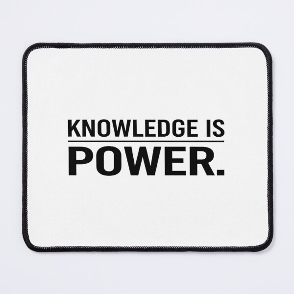 Item preview, Knowledge Is Power Motivational Bold Quote Typography Tee designed and sold by Amazing-Shop5T.