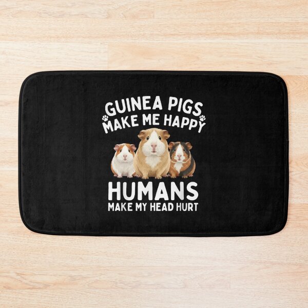 Item preview, Guinea Pigs Make Me Happy Humans Make My Head Hurt designed and sold by Gogetgiggles.