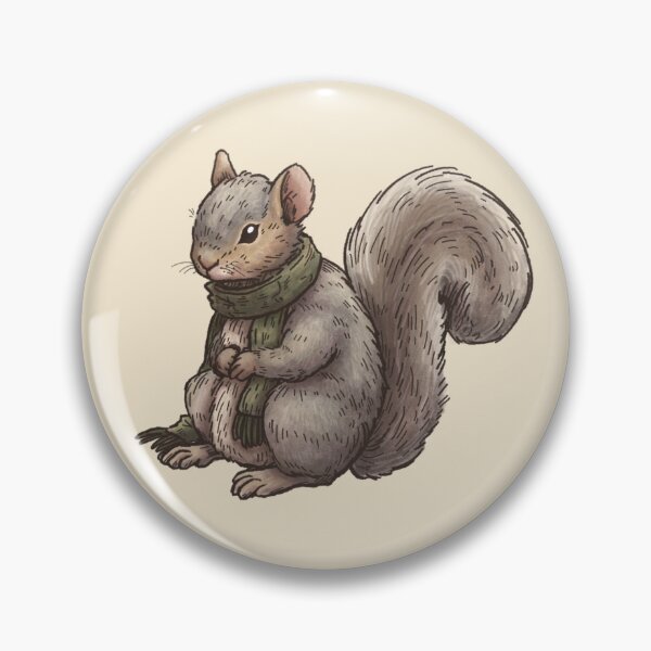 Item preview, Cozy Gray Squirrel designed and sold by ConiferBug.