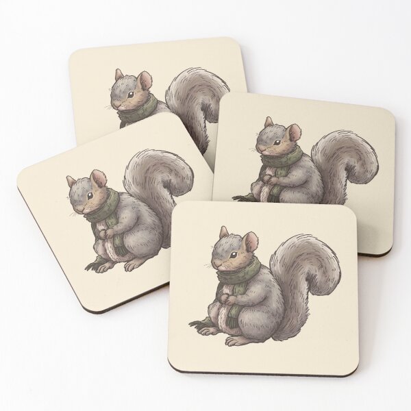 Item preview, Cozy Gray Squirrel designed and sold by ConiferBug.