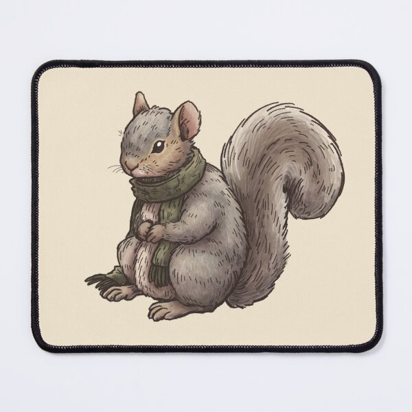 Item preview, Cozy Gray Squirrel designed and sold by ConiferBug.