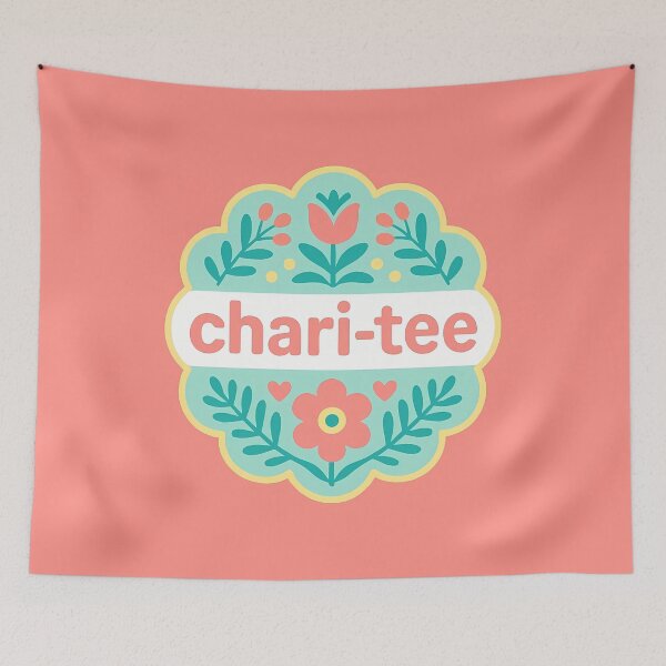Item preview, CHARI-TEE – Scandinavian Folk Art Logo Design © heidiannemorris designed and sold by FOLK ART FUSION by heidiannemorris.