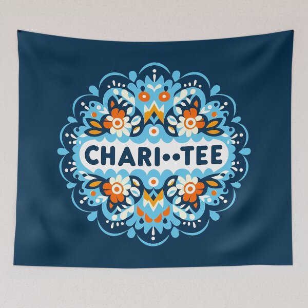 Item preview, CHARI-TEE – Scandinavian Folk Art Logo Design © heidiannemorris designed and sold by FOLK ART FUSION by heidiannemorris.