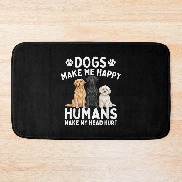 Item preview, Dogs Make Me Happy Humans Make My Head Hurt Dog Lover designed and sold by Gogetgiggles.