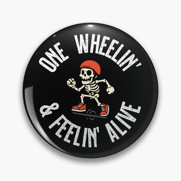 Item preview, Copy of One Wheelin’ & Feelin’ Alive – Skeleton Rider Mascot Design 2 designed and sold by My Cool Store.