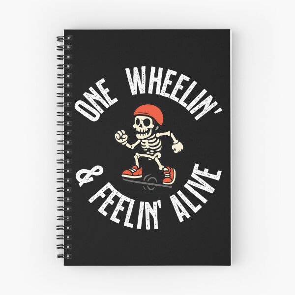 Item preview, Copy of One Wheelin’ & Feelin’ Alive – Skeleton Rider Mascot Design 2 designed and sold by My Cool Store.