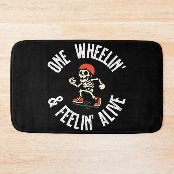 Item preview, Copy of One Wheelin’ & Feelin’ Alive – Skeleton Rider Mascot Design 2 designed and sold by My Cool Store.