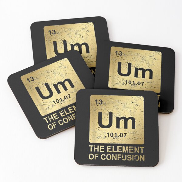 Item preview, Um Element of Confusion Funny Periodic Table Science  designed and sold by D-Signa.