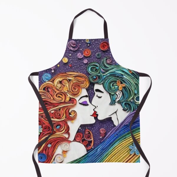 Item preview, Wildly Romantic Couple - Curl Art designed and sold by scrappygrammy.