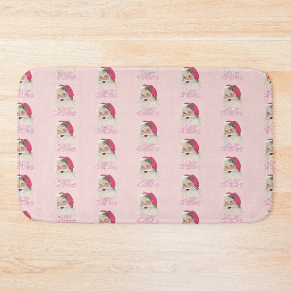 Item preview, Retro Pink Merry Christmas Santa Claus Illustration designed and sold by DividY.
