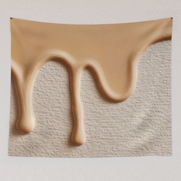 Item preview, Paint drips on textured canvas designed and sold by anytka.